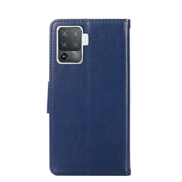 OPPO A94 / F19 Pro Crystal Texture Leather Phone Case(Royal Blue)