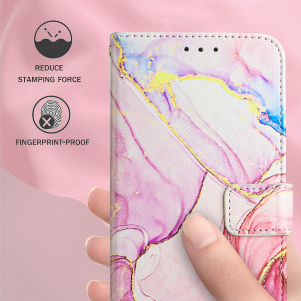 OPPO A54 5G / A74 5G / A93 5G PT003 Marble Pattern Flip Leather Phone Case(LS005)