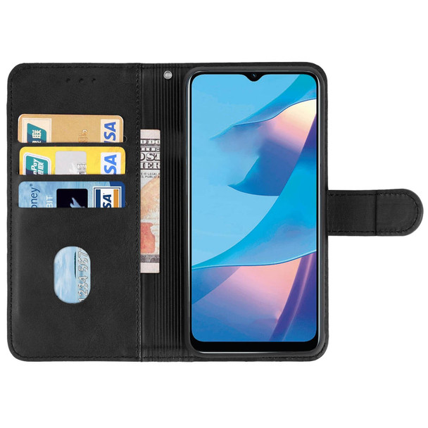 Leather Phone Case - OPPO A54s(Black)