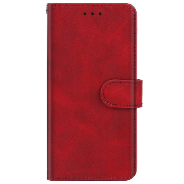 Leather Phone Case - OPPO A53s 5G(Red)