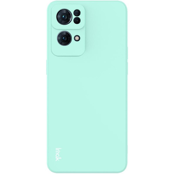 OPPO Reno7 Pro 5G imak UC-4 Series Straight Edge TPU Soft Protective Case(Light Cyan)