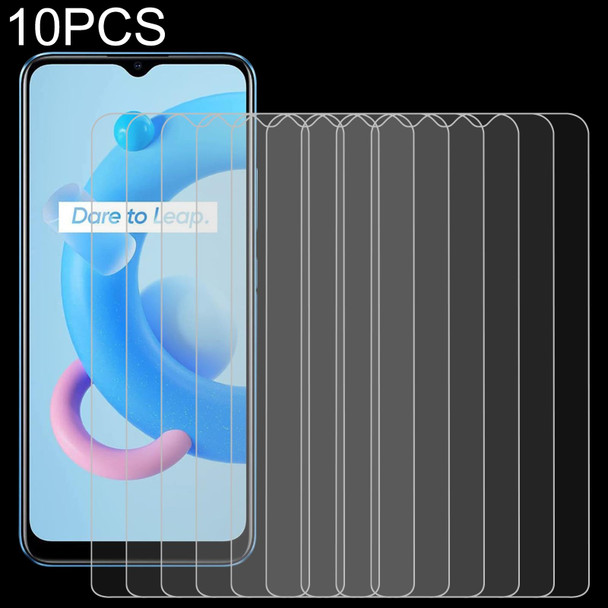 10 PCS 0.26mm 9H 2.5D Tempered Glass Film - OPPO Realme C11 2021