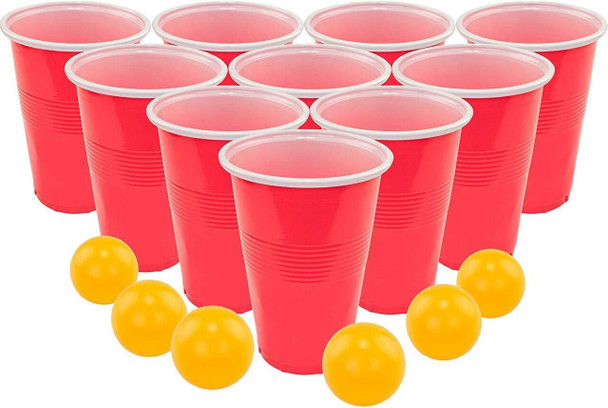 18 Piece Beer Pong Drinking Game