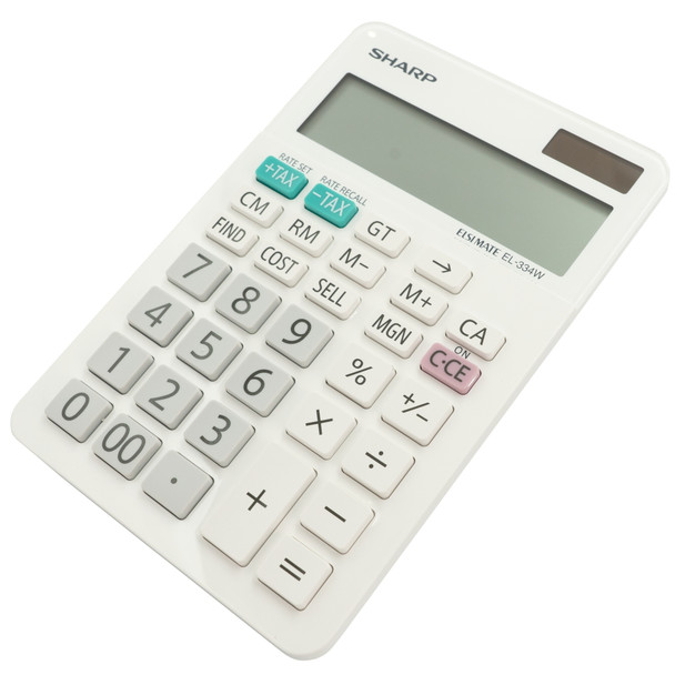 Sharp Desk Calculator - ElsiMate EL334WB