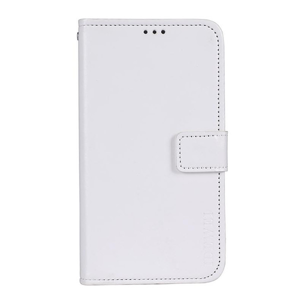 idewei Crazy Horse Texture Horizontal Flip Leather Case with Holder & Card Slots & Wallet - OPPO Reno6 Z 5G(White)