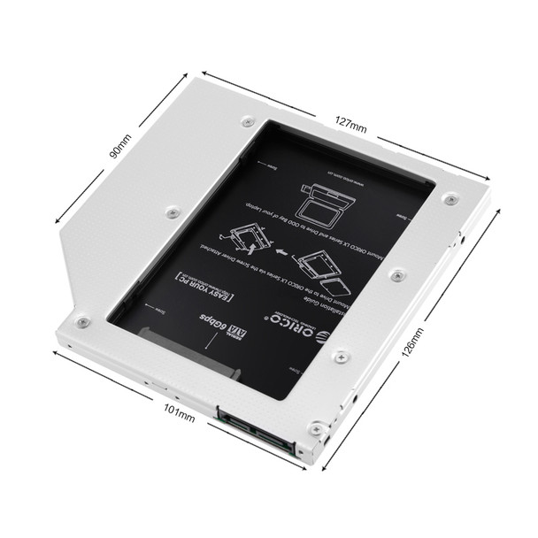 Orico 7 and 9.5mm Optical to 2.5" Caddy