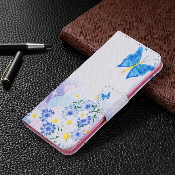 OPPO Realme 8 / Realme 8 Pro Colored Drawing Pattern Horizontal Flip Leather Case with Holder & Card Slots & Wallet(Butterfly Love)