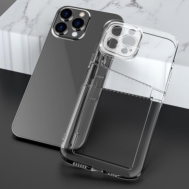 Dual Card TPU Phone Case - iPhone 13 Pro(Transparent)