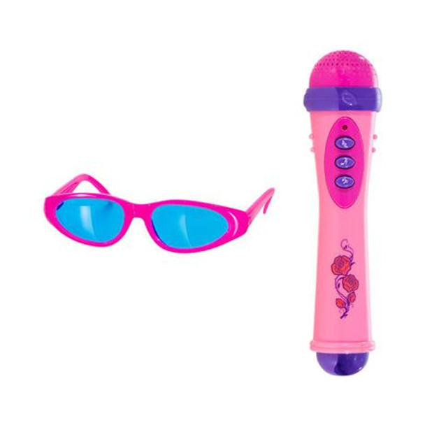 Karaoke Microphone and Sunglass Set