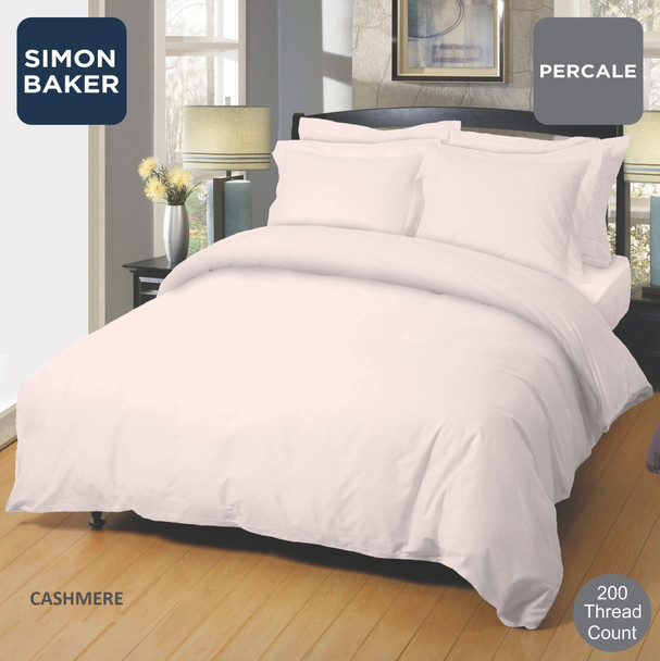 Simon Baker Percale 200TC Poly Cotton Duvet Covers