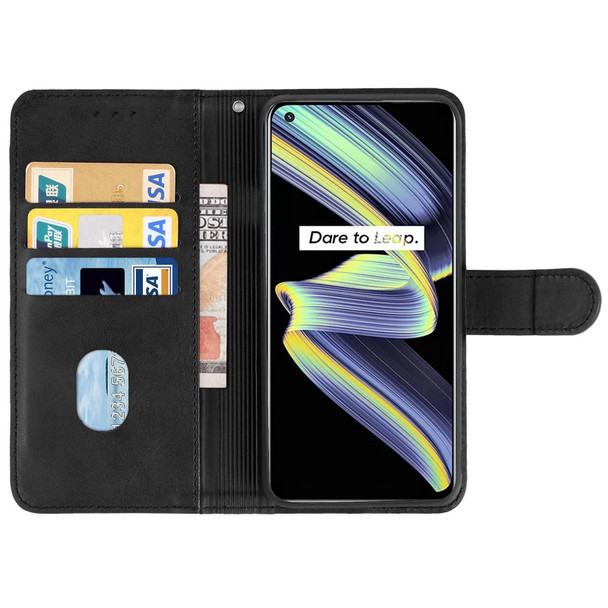 OPPO Realme X7 Max 5G Leather Phone Case(Black)