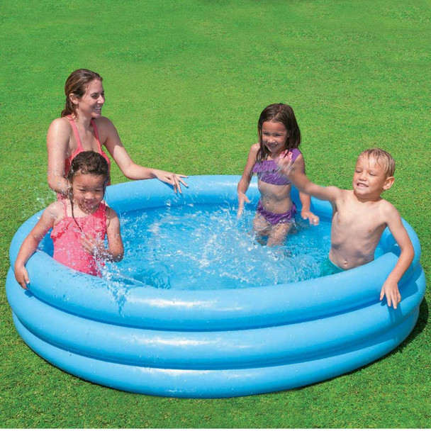 Crystal Blue Inflatable Pool