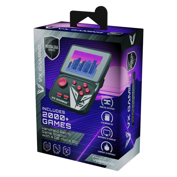 VX Gaming Handheld Retro Game Station - Nostalgia Series