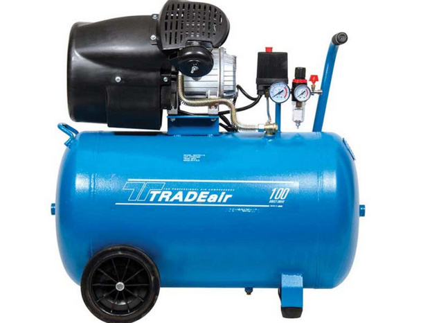 Tradeair 100L 1.8KW V-Head Direct Drive Compressor (MCFRC113)