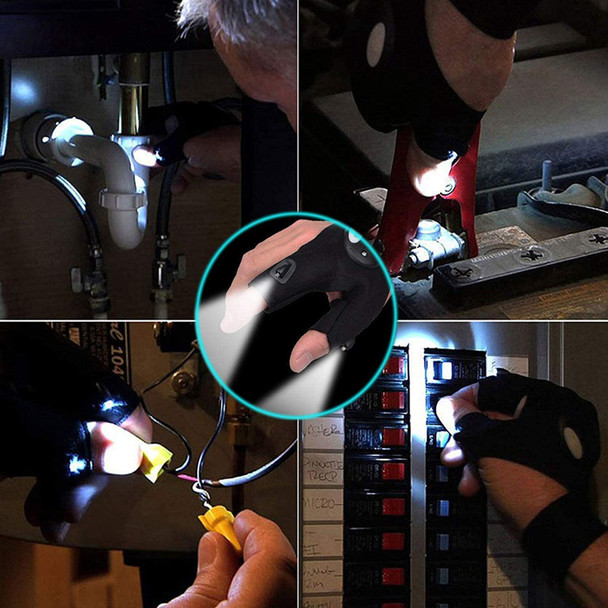 LED Flashlight Glove