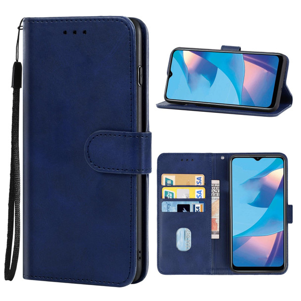 Leather Phone Case - OPPO A54s(Blue)