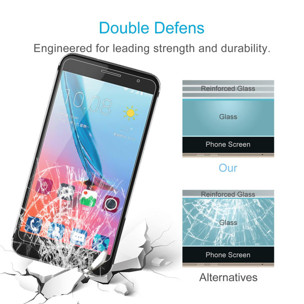 10 PCS 0.26mm 9H 2.5D Tempered Glass Film - ZTE Xiaoxian 4 BV0701