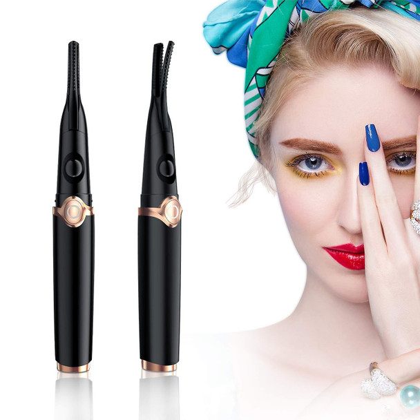 2-in-1 Double-Sided Electric Eyelash Curler - Quick Heating