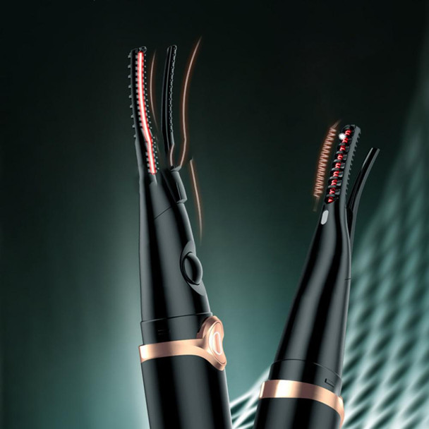 2-in-1 Double-Sided Electric Eyelash Curler - Quick Heating