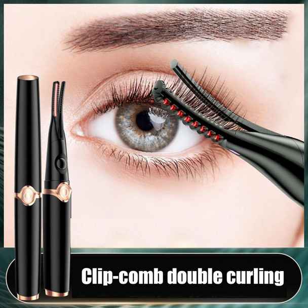 2-in-1 Double-Sided Electric Eyelash Curler - Quick Heating