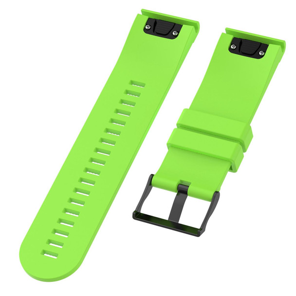 Garmin Fenix 5X (26mm) Fenix3 / Fenix3 HR Silicone Watch Band(Lime Green)