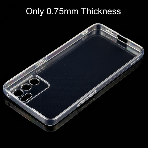 OPPO Reno6 Pro 5G 0.75mm Ultra-thin Transparent TPU Soft Protective Case