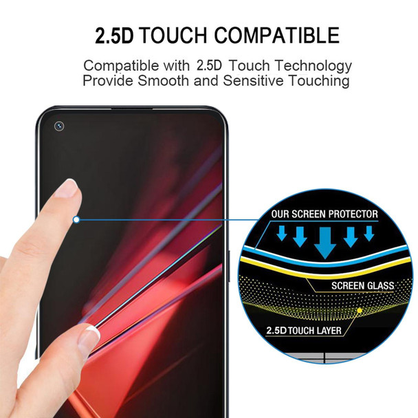 OPPO K9 25 PCS Full Glue Full Screen Tempered Glass Film