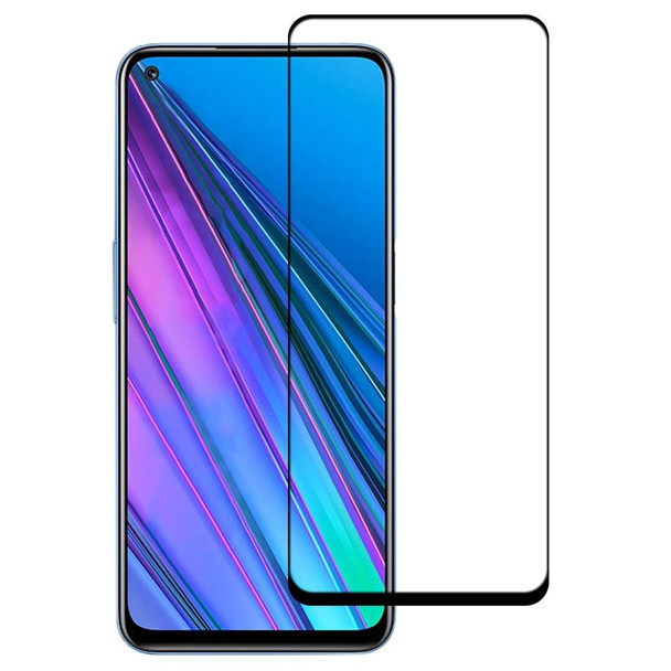 OPPO Realme Narzo 30 5G Full Glue Full Cover Screen Protector Tempered Glass Film