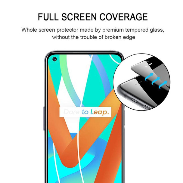 OPPO Realme V13 5G Full Glue Full Cover Screen Protector Tempered Glass Film