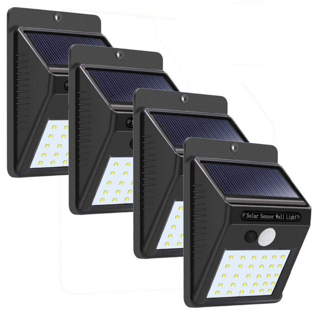 20 LED Solar Motion Sensor Wall Light