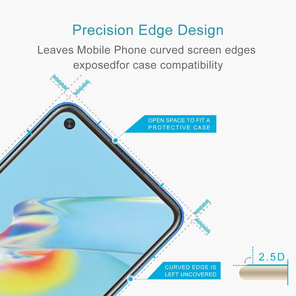 OPPO A54 50 PCS 0.26mm 9H 2.5D Tempered Glass Film