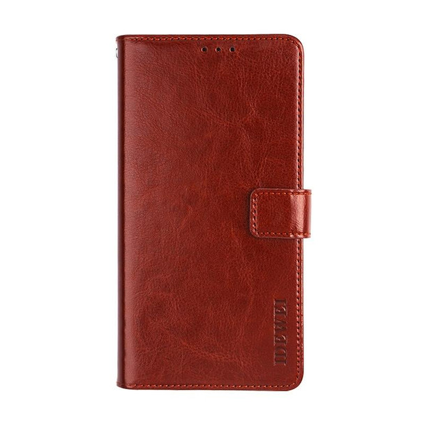 OPPO Reno5 5G idewei Crazy Horse Texture Horizontal Flip Leather Case with Holder & Card Slots & Wallet(Brown)