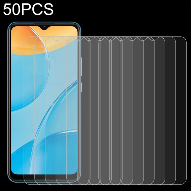 OPPO A35 / A54S 50 PCS 0.26mm 9H 2.5D Tempered Glass Film