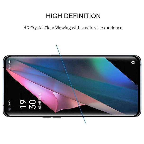 OPPO Find X3 Pro 25 PCS 3D Curved Edge Full Screen Tempered Glass Film(Black)