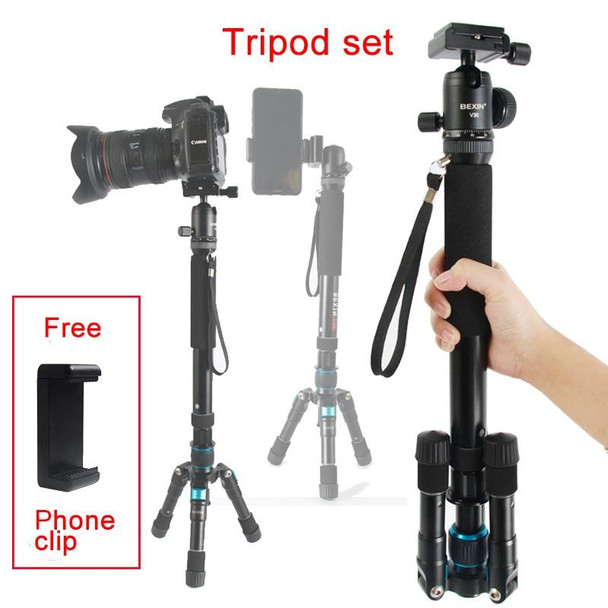 BEXIN MS08 Travel Camera Mini Tripods with Ball Head for Smart Phone Dslr Camera