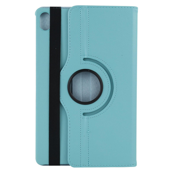 Lenovo Tab P11 / Tab P11 5G Litchi Texture Horizontal Flip 360 Degrees Rotation Leather Case with Holder(Sky)