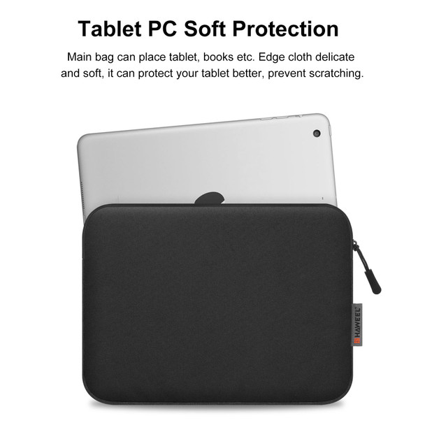 HAWEEL 11 inch Tablet Sleeve Case Zipper Briefcase Bag for 9.7-11.0 inch Tablets(Black)