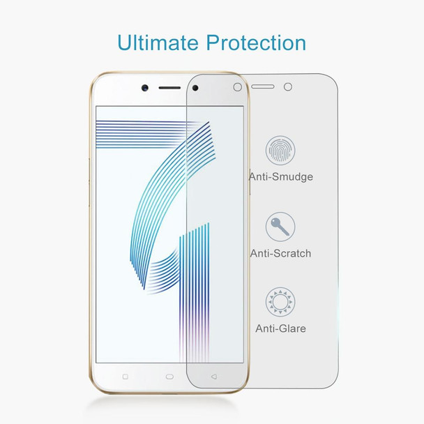 10 PCS 0.26mm 9H 2.5D Tempered Glass Film - OPPO A71