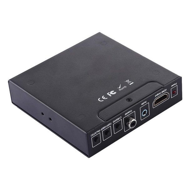 NK-8A AV + HDMI to HDMI HD Video Converter(Black)