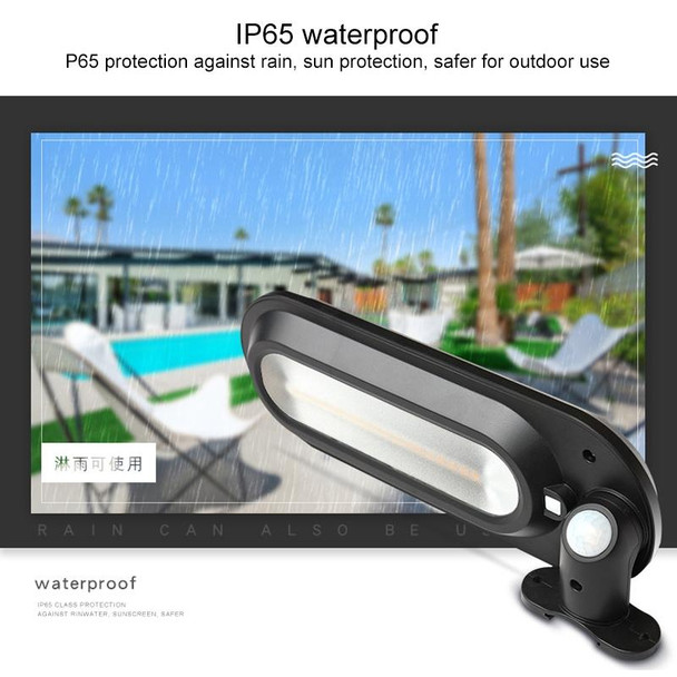 18 LEDs 600LM IP65 Waterproof Solar Powered Garden Lamp Body Induction Light Street Lamp