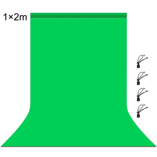 PULUZ 1m x 2m Photography Background 120g Thickness Photo Studio Background Cloth Backdrop(Green)