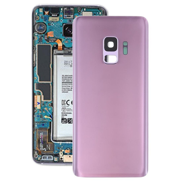 Battery Back Cover with Camera Lens for Galaxy S9(Purple)