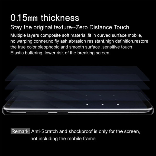 Galaxy Note 10 2 PCS IMAK 0.15mm Curved Full Screen Protector Hydrogel Film Front Protector