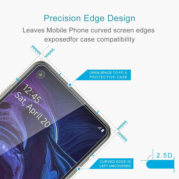 2.5D Non-Full Screen Tempered Glass Film for Galaxy A60