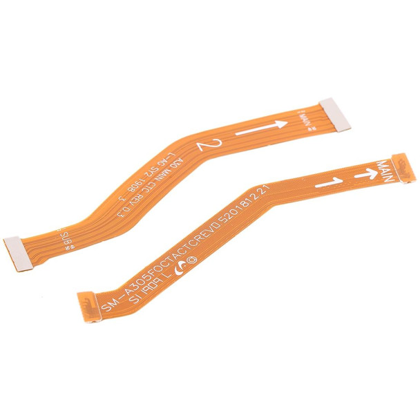 Motherboard Flex Cable + LCD Flex Cable for Galaxy A30