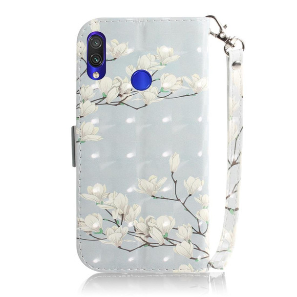 3D Coloured Drawing Horizontal Flip Leatherette Case with Holder & Card Slots & Wallet - Galaxy S10 Plus(Magnolia)