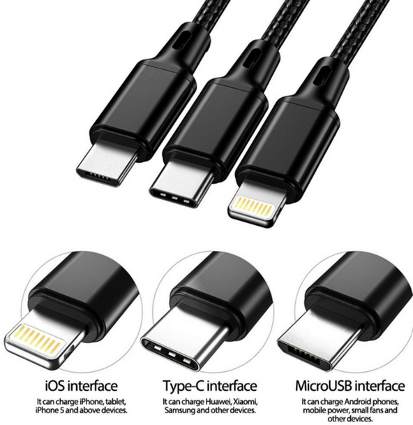 Olesson Type-C 3-in-1 Charging Cable