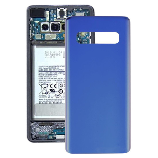 Original Battery Back Cover for Galaxy S10 SM-G973F/DS, SM-G973U, SM-G973W(Blue)
