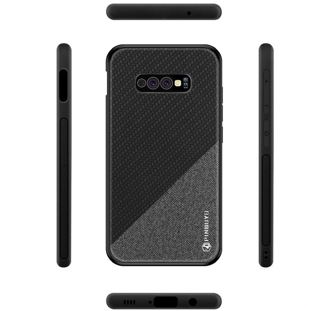 PINWUYO Honors Series Shockproof PC + TPU Protective Case for Galaxy S10e(Brown)