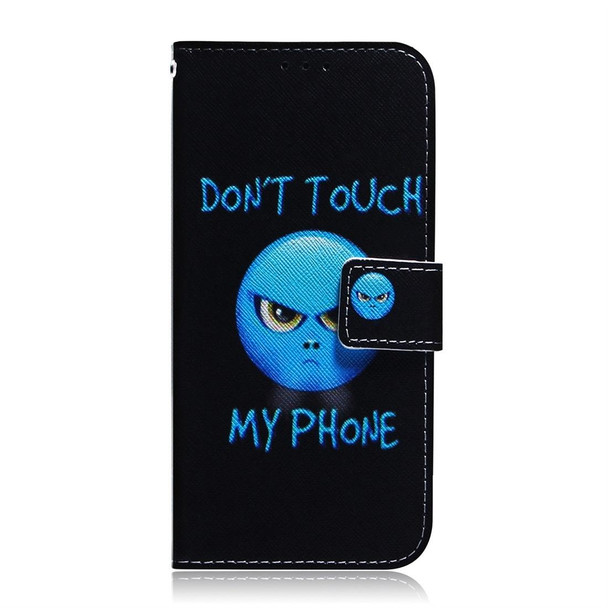 Anger Pattern Coloured Drawing Horizontal Flip Leatherette Case for Galaxy S10, with Holder & Card Slots & Wallet